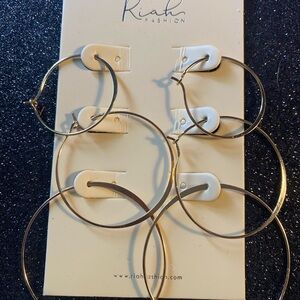 Gold Minimalist Earrings Jewelry